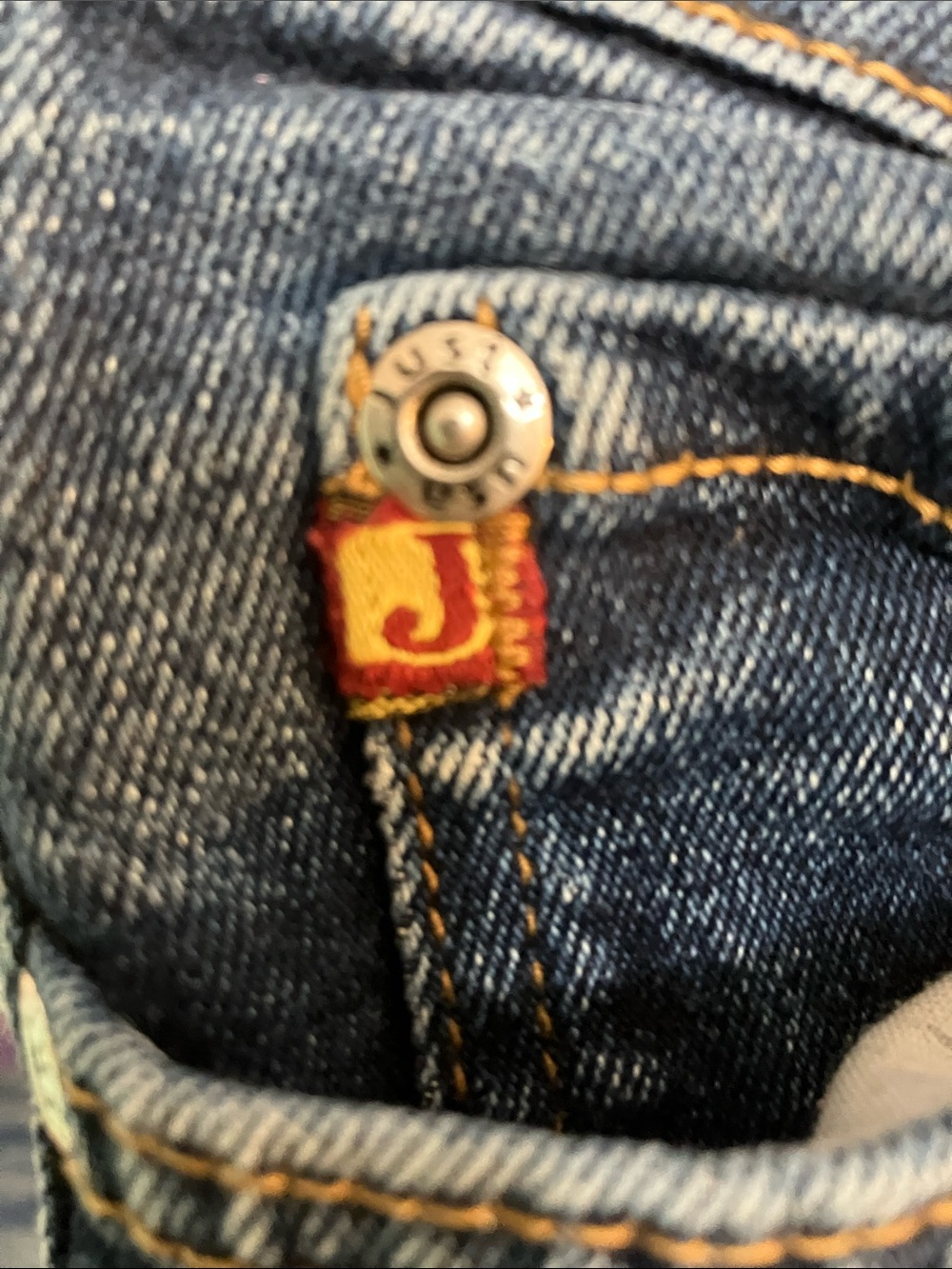 Just USA Dark Blue Flare Jeans - Picture 6 of 6